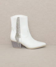 Load image into Gallery viewer, Chasin’ You Rhinestone Fringe Boot