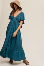 Load image into Gallery viewer, Vicky V-neck Ruffle Sleeve Dress