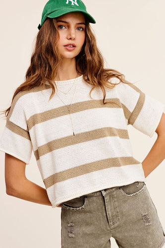 Turning Tables Stripe Top