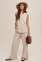 Load image into Gallery viewer, September Soft Knit Tank and Sweat Pant Set