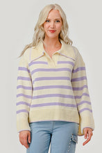 Load image into Gallery viewer, Sally Striped Knit Sweater