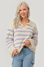 Load image into Gallery viewer, Sally Striped Knit Sweater