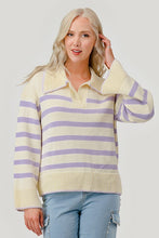 Load image into Gallery viewer, Sally Striped Knit Sweater