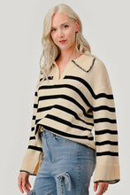 Load image into Gallery viewer, Sally Striped Knit Sweater