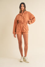 Load image into Gallery viewer, Snap Down Long Sleeve Hooded Romper