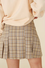 Load image into Gallery viewer, Perry Plaid Pleated Skirt