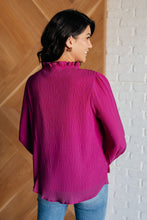 Load image into Gallery viewer, Candid Moment Ruffle Neckline Blouse