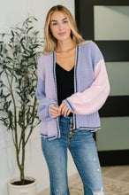 Load image into Gallery viewer, Coffee Date Color Block Cardigan
