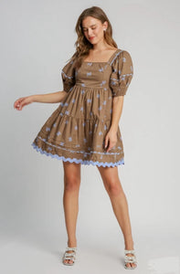 Tara Tiered Bow Mini Dress