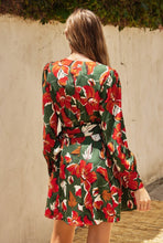 Load image into Gallery viewer, Autumn Floral Wrap Dress