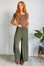 Load image into Gallery viewer, Harmony High Rise Wide Pants in Olive