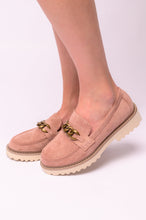 Load image into Gallery viewer, Literally Loafers in Blush Faux Suede