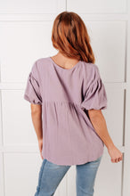 Load image into Gallery viewer, Pleasantly Perfect Bubble Sleeve Peasant Blouse