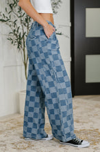 Load image into Gallery viewer, PREORDER: Please Detail Wide Leg Checkered Bottoms