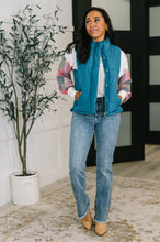 Load image into Gallery viewer, That&#39;s What I&#39;m Talkin&#39; About Puffer Vest in Teal