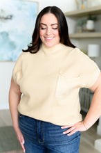 Load image into Gallery viewer, This Little Life Mock Neck Short Sleeve Sweater in Oatmeal