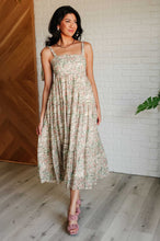 Load image into Gallery viewer, Tiptoe Through the Tulips Square Neck Tiered Dress