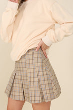 Load image into Gallery viewer, Perry Plaid Pleated Skirt