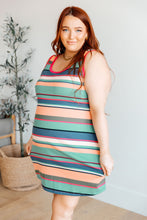 Load image into Gallery viewer, Summer Lovin&#39; Striped Tank Dress