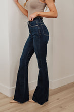 Load image into Gallery viewer, Judy Blue Jane High Rise Raw Hem Flare