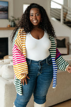 Load image into Gallery viewer, Marquee Lights Striped Cardigan