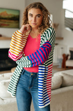 Load image into Gallery viewer, Marquee Lights Striped Cardigan