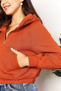 Kelsey Half-Zip Long Sleeve Hoodie