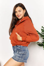 Load image into Gallery viewer, Kelsey Half-Zip Long Sleeve Hoodie